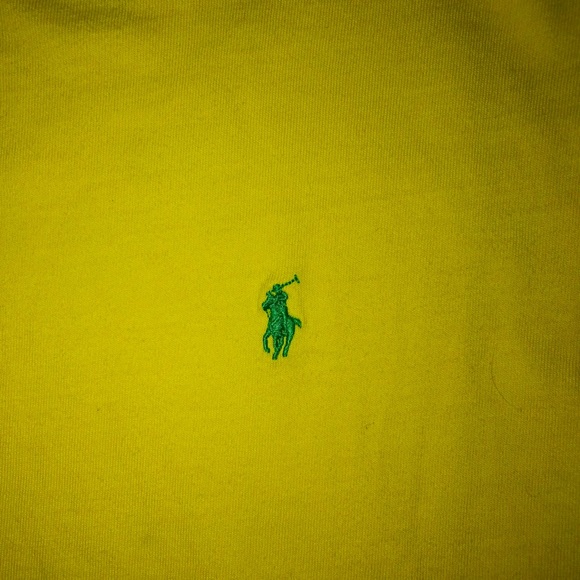 Yellow s/s boys T-shirt M (10-12) Polo by RL - Picture 1 of 3